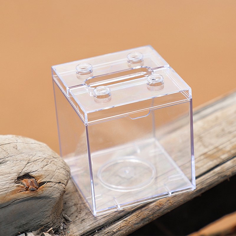 Relaxlines Mini Aquarium Box Table Decoration Small Multifunctional Led Lighting Aquarium Acrylic Fish Tank