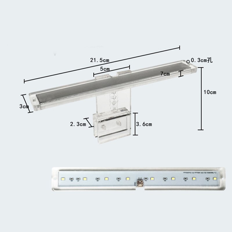 Fish tank grass tank led aquarium lamp plant lamp 3-8mm thick