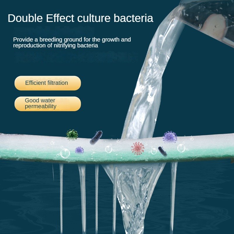 Aquarium Supplies Fish Tank Special Dual Effect Filter Artifact with One Cotton Dual Use Water Purification Worry Free