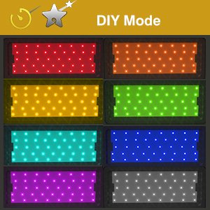 40W Smart led Aquarium Light with App Control RGB Full Spectrum with 24/7 Lighting Cycle 8 timer programmable clip on
