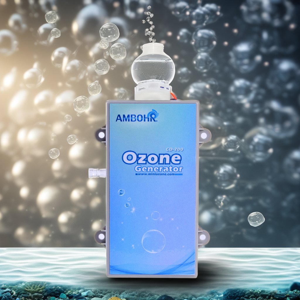 AMBOHR CD- SERIES 50-400mg PLC Portable Ozone Washing Machine Ozone Generator For Water Treatment And Air Purifier