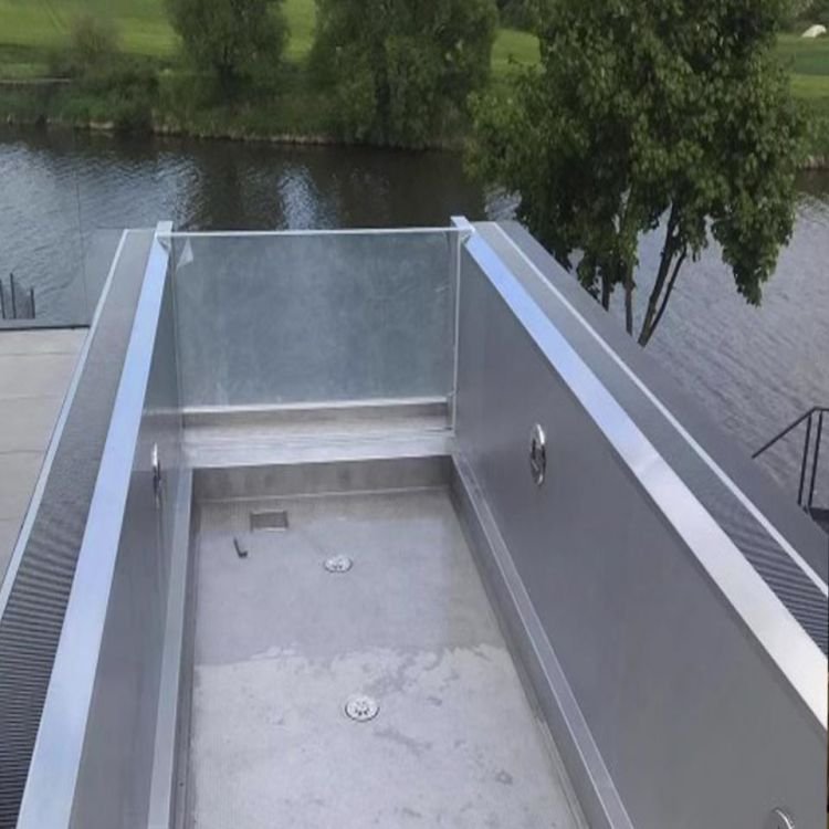 XIN XUNLIN Thick Acrylic Panel Outdoor Swimming Pool Hotel Resort Manufacturer UV Resistant 40mm Customized Transparent 20 Yrs