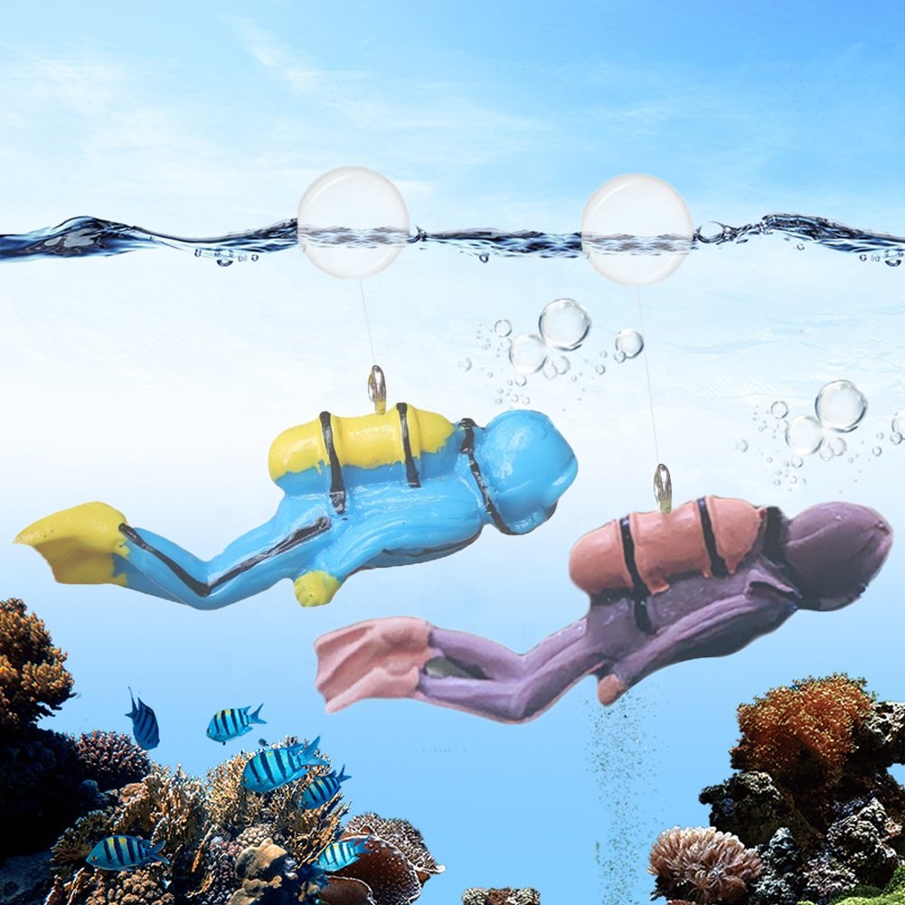 Aquanaut Fish Tank Floating Aquarium Decoration Underwater Small Ornaments Fish Tank Aquarium Decoration Accessories