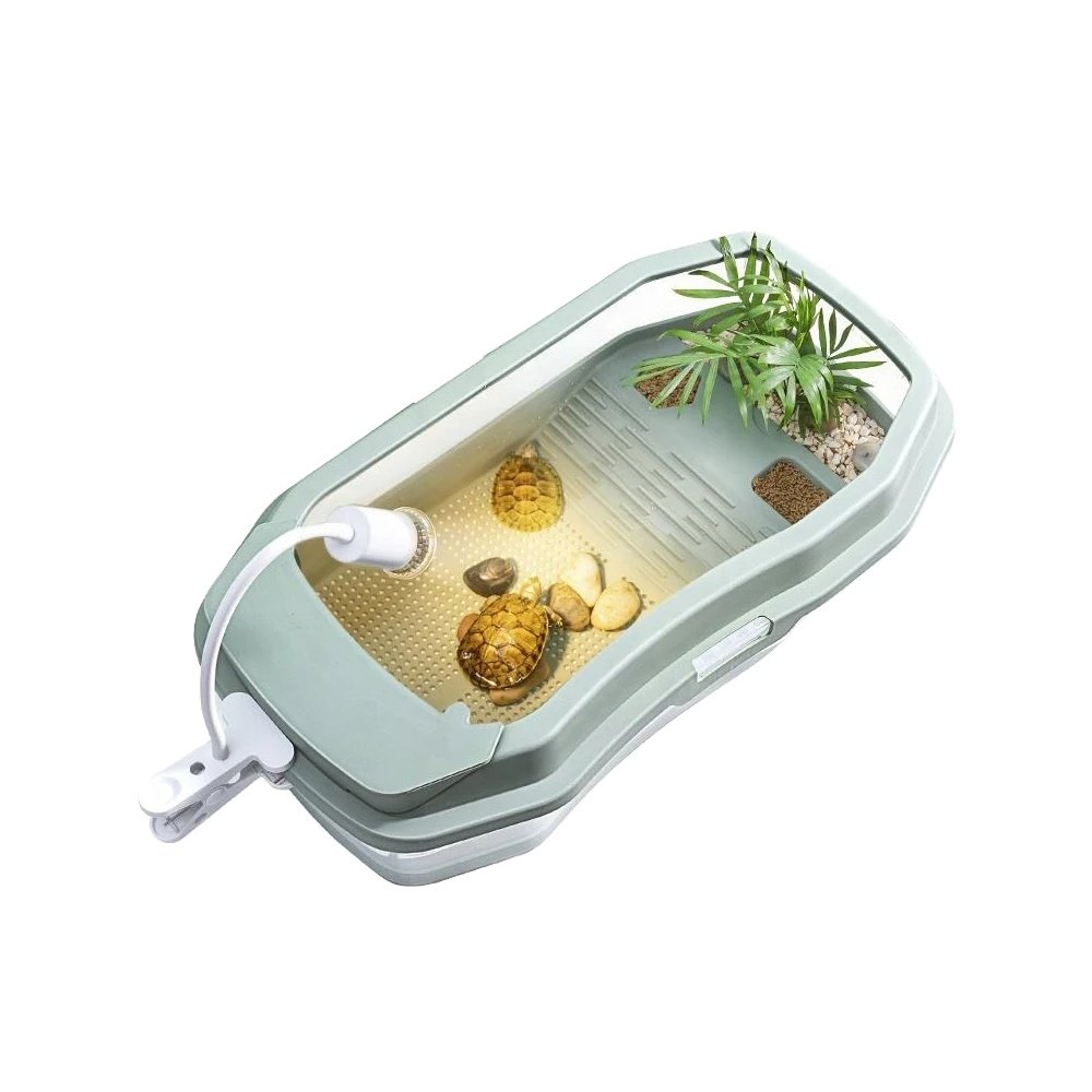 Yee Amphibious Turtle Tank Reptile Lizard Acrylic Kit Tortoise Habitat Turtle Tank Reptile Plastic Tanks