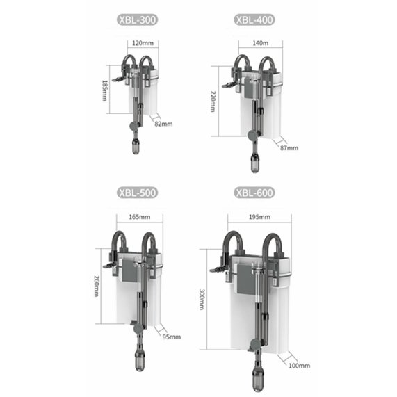 SUNSUN New Arrival XBL Series External Hang On Aquarium Filter With Replaceable Filter Material