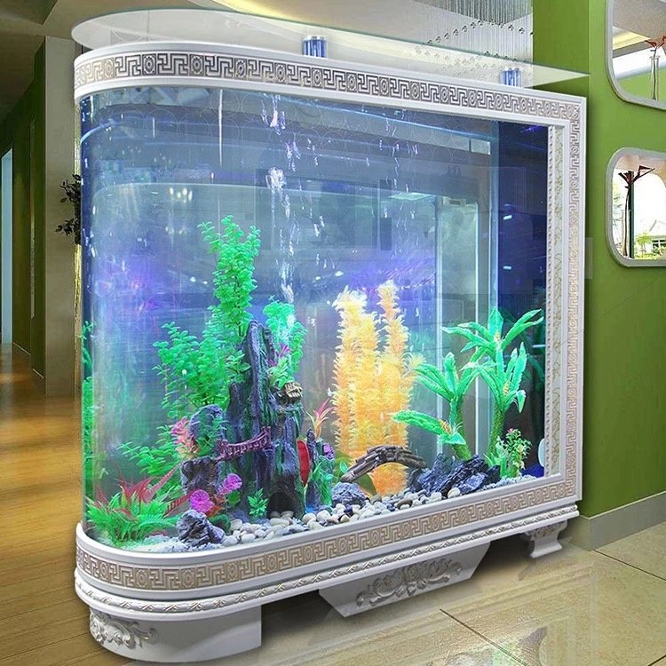 Customized Marine Large 200 Gallon Fish Aquarium, Factory Direct Sale Indoor Household Large Acrylic Fish Tank