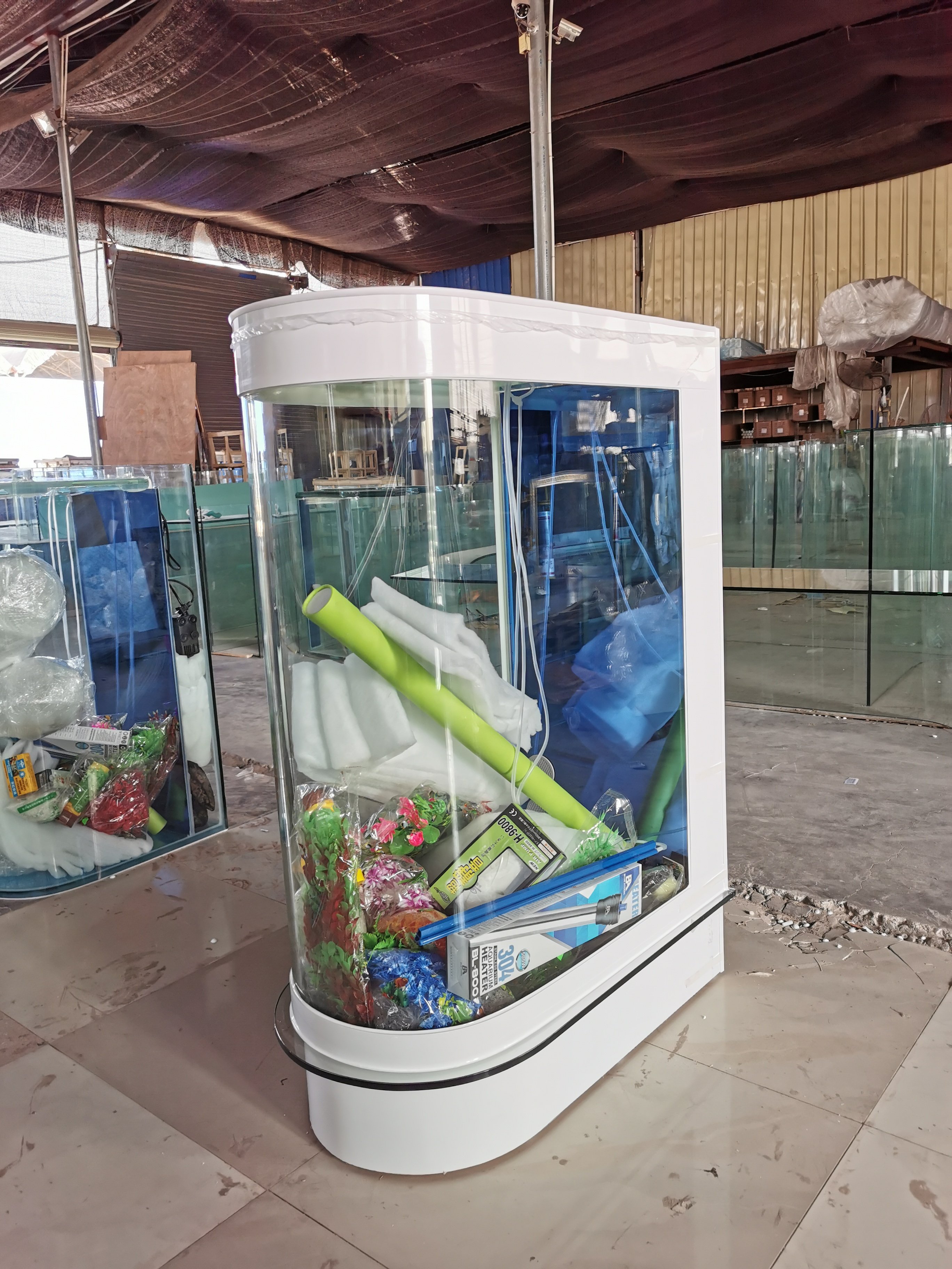 Customized Marine Large 200 Gallon Fish Aquarium, Factory Direct Sale Indoor Household Large Acrylic Fish Tank