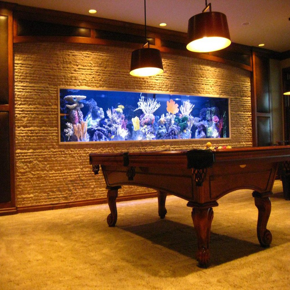 Acrylic aquarium cube high light transmission fish tank living room aquarium with cabinet