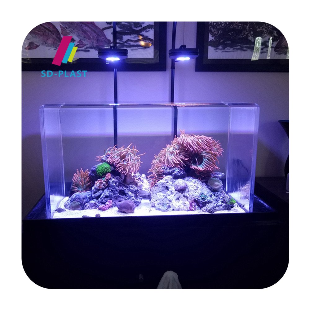 Acrylic aquarium cube high light transmission fish tank living room aquarium with cabinet