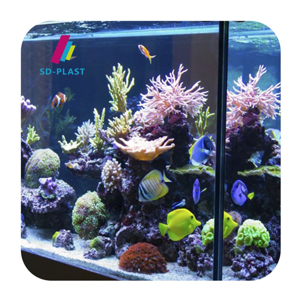 Acrylic aquarium cube high light transmission fish tank living room aquarium with cabinet