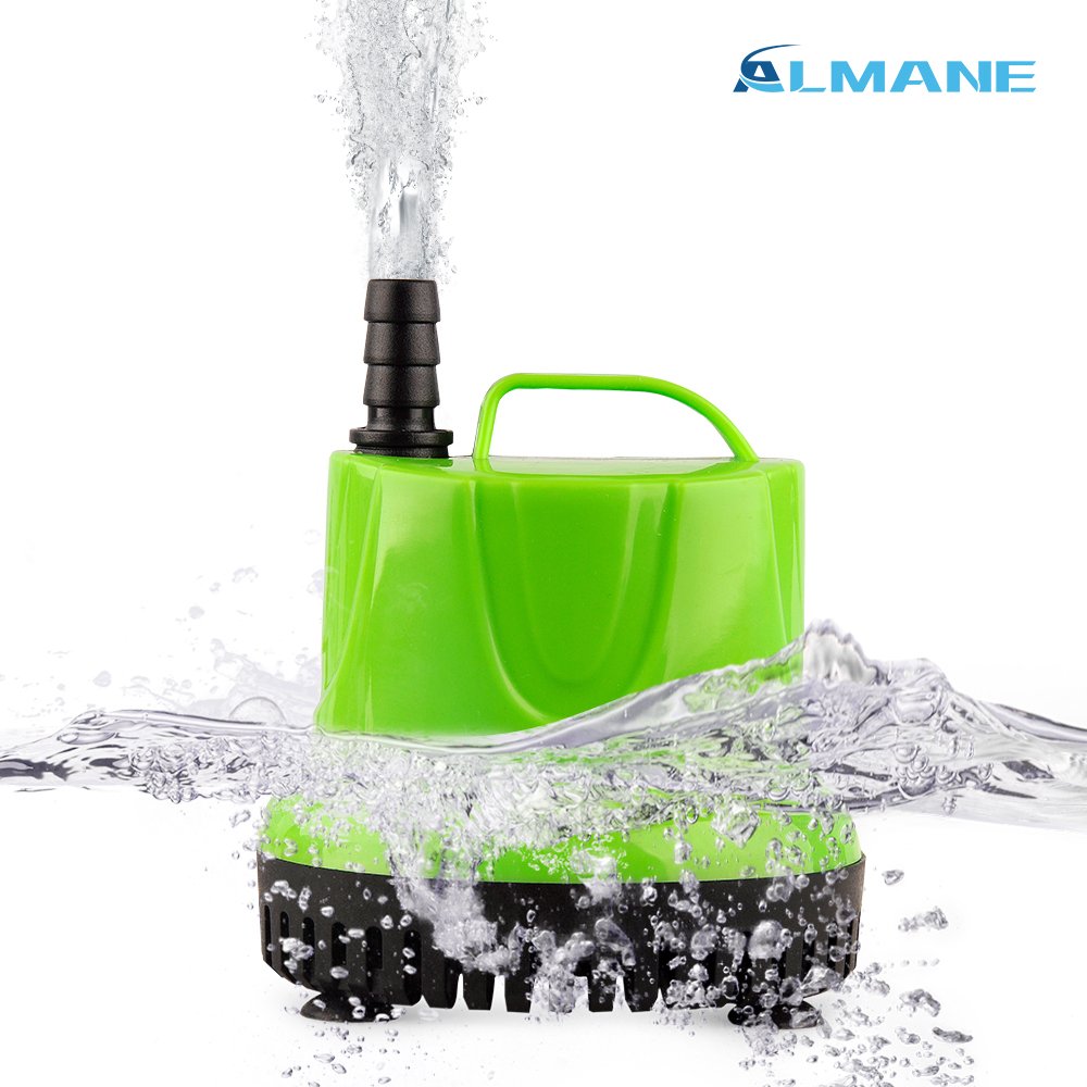 New Arrival Bottom Filter Suction Pump Quiet Submersible Water Pump with 12 LED Lights Rockery Waterfall Fountain LED Pump