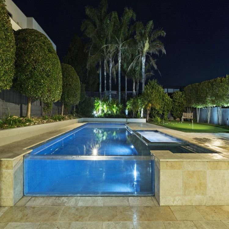 House Acrylic Pool above Ground Durable and Beautiful Acrylic Pool Panels Swimming