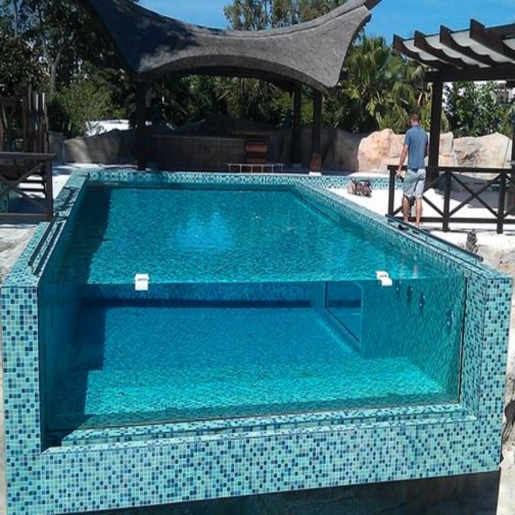 House Acrylic Pool above Ground Durable and Beautiful Acrylic Pool Panels Swimming