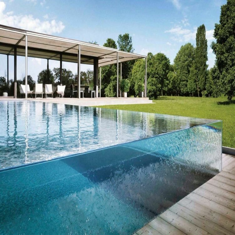 House Acrylic Pool above Ground Durable and Beautiful Acrylic Pool Panels Swimming