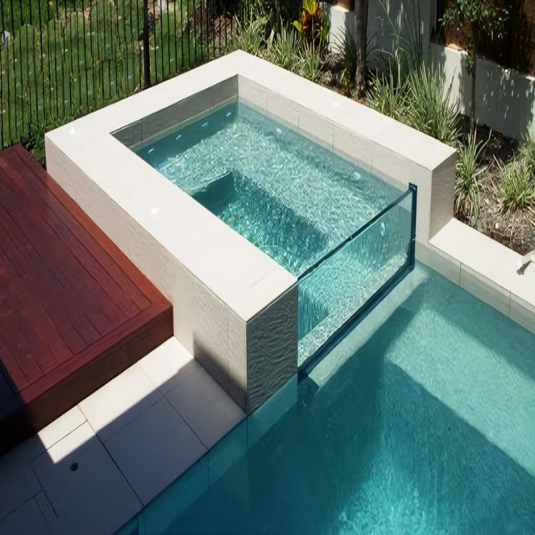 House Acrylic Pool above Ground Durable and Beautiful Acrylic Pool Panels Swimming