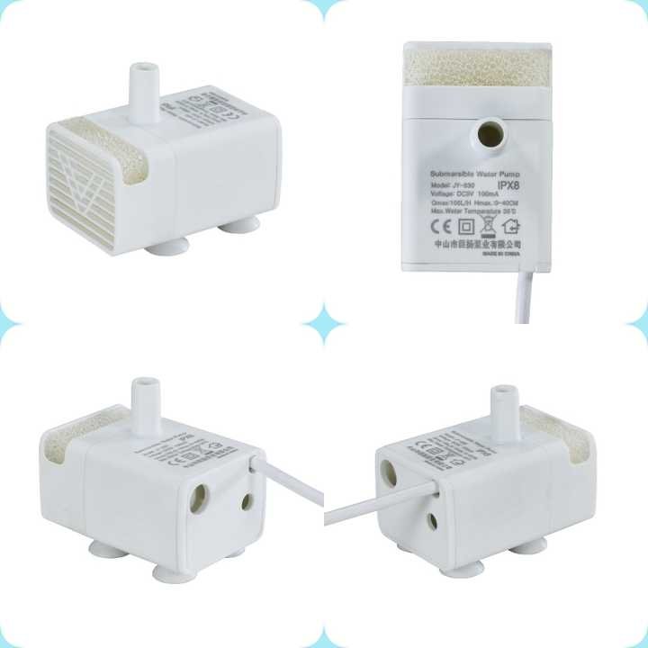 Pet Cat Water Fountain Pump small Pet Water Dispenser Motor USB 5 volt Mini Pompasi evcil hayvan otomatik su sebili motor Hsbao