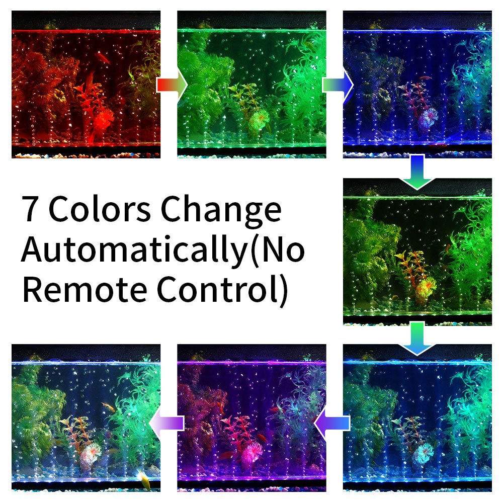 Submersible Fish Tank Lights For Aquariums Landscaping Decor Lighting Plant Reef Coral Grow Lamp Underwater LED Aquarium Light