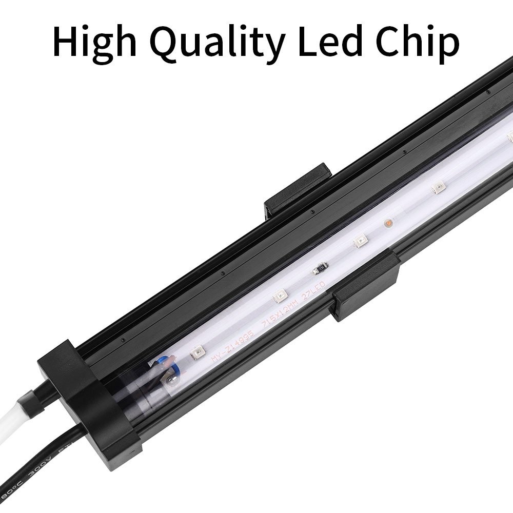 Submersible Fish Tank Lights For Aquariums Landscaping Decor Lighting Plant Reef Coral Grow Lamp Underwater LED Aquarium Light