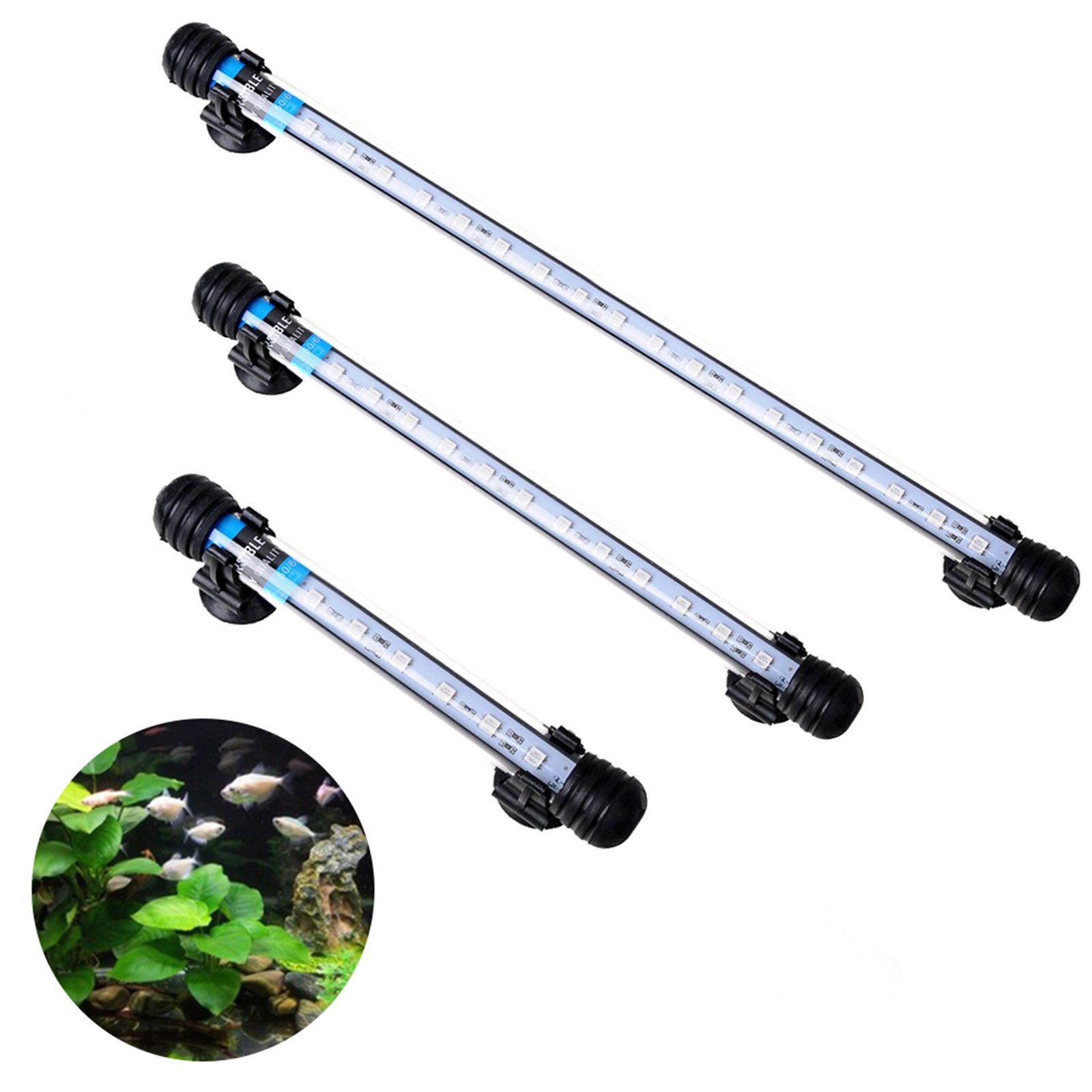 GAKO GL-33T Full Spectrum Tube Light,Waterproof Diving Underwater Submersible Aquarium LED Light For Fish Tank Aquatic plants