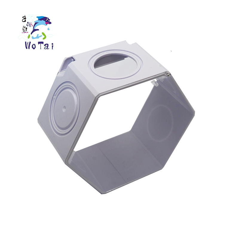wholesales custom High Transparency ABS Plastic Hexagonal Fish Tank Goldfish Tank with Lid Aquarium