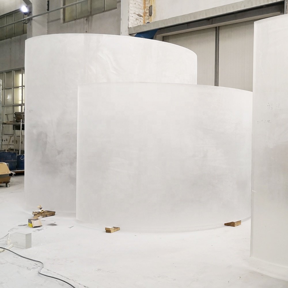 Grandview Wholesale Custom Size Acrylic Tank 400mm Diameter Acrylic Tube