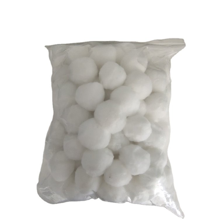 Raw Material Polyester Bio Fiber Balls For Aquarium And Swimming Pool Replace Sand Filter Balls