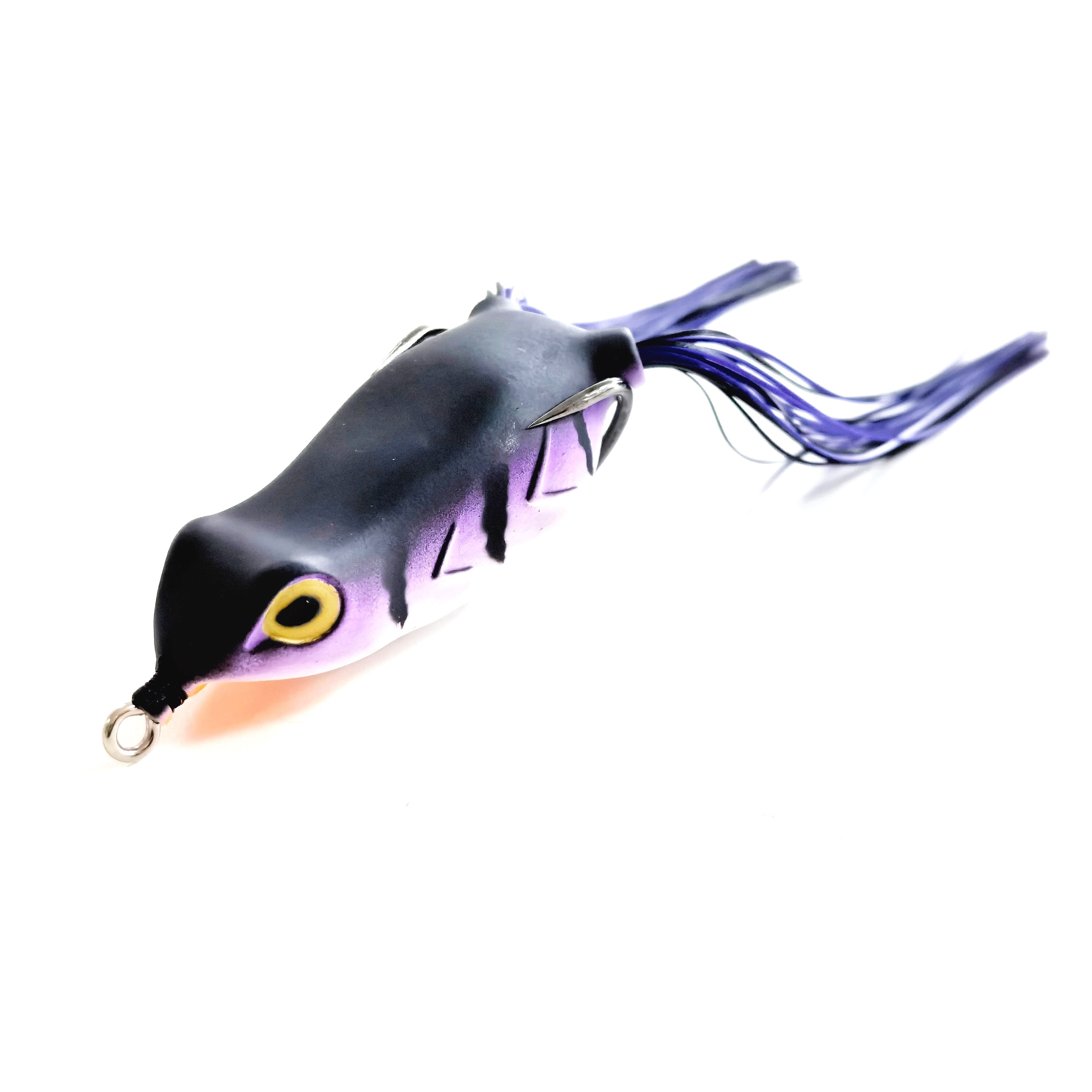 Topwater Bass Snakehead Soft Frog Lure Soft Plastic Frog Fishing Lure