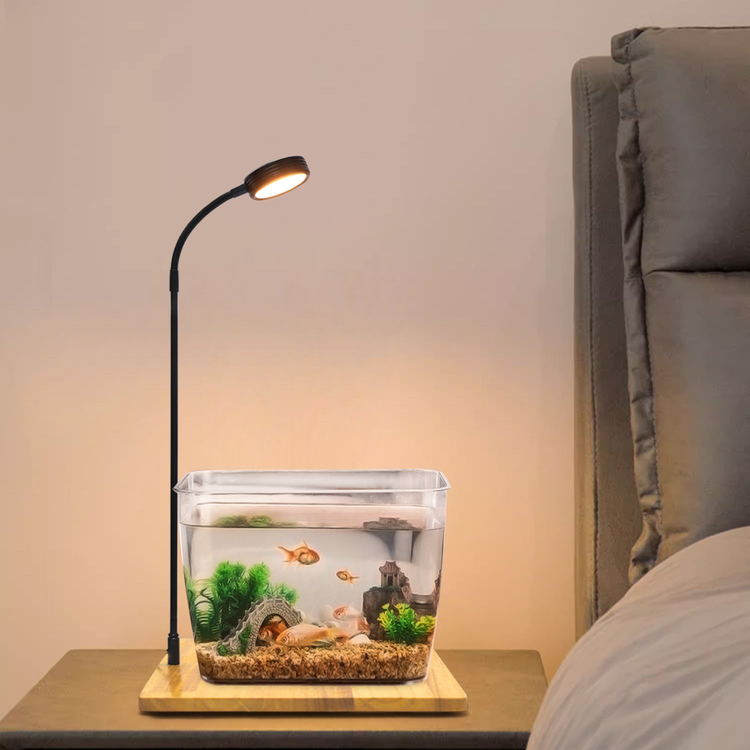 Professional Bamboo Board Aquatic Plant Water Grass Lamp Micro Aquarium Landscaping LED Fish Tank Light