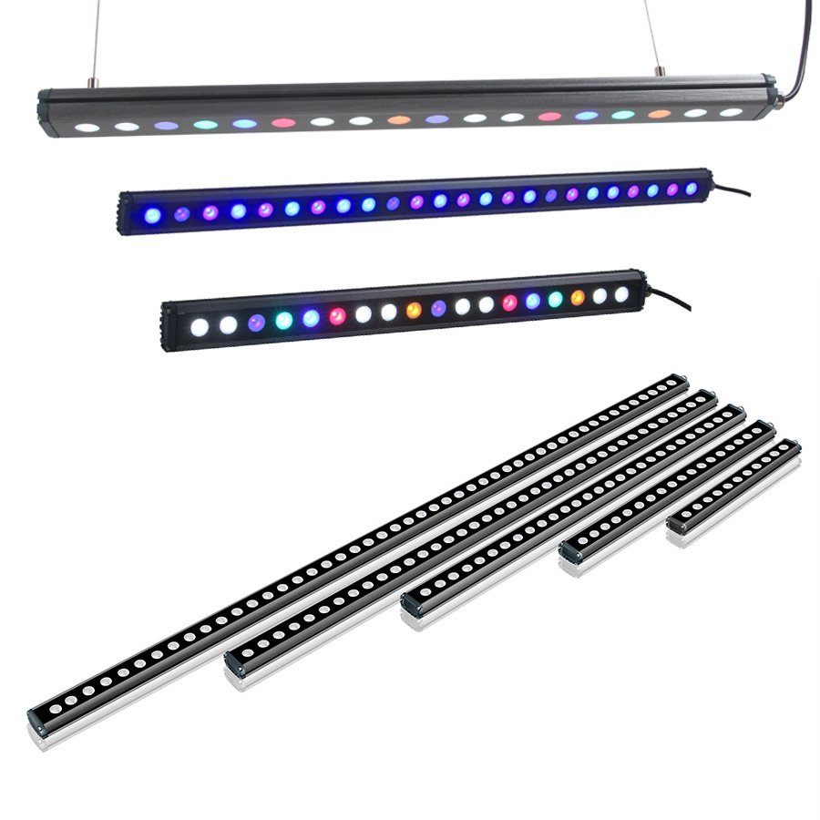 Led Aquarium Light Marine Reef Led Light Coral Reef Aquarium Lighting Knob Dimming 6FT 70 Inches For SPS LPS Ocean Tank