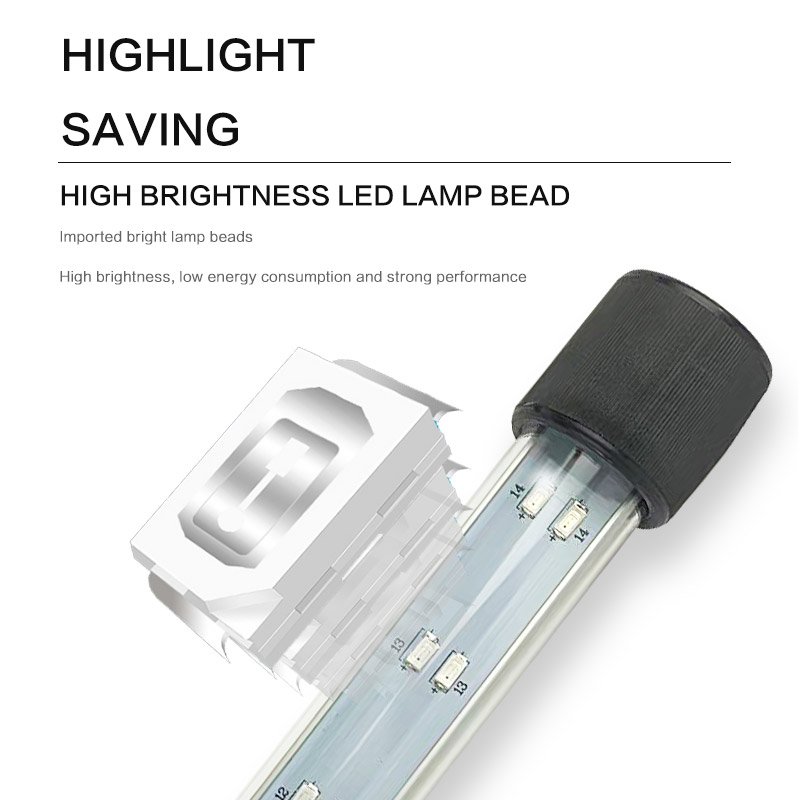Aquarium decoration blue and white LED lighting fish tank LED aquarium plant tank fish tank light aquarium diving light