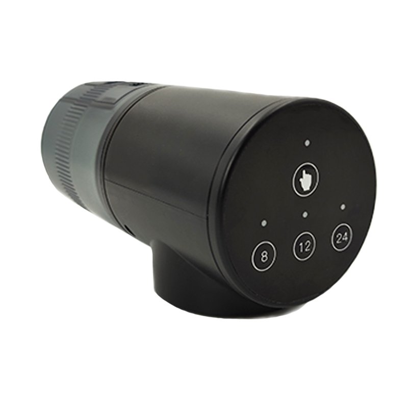 High Quality Black Dry Battery Time Setting Automatic Fish Feeder for Aquarium Fish Tank