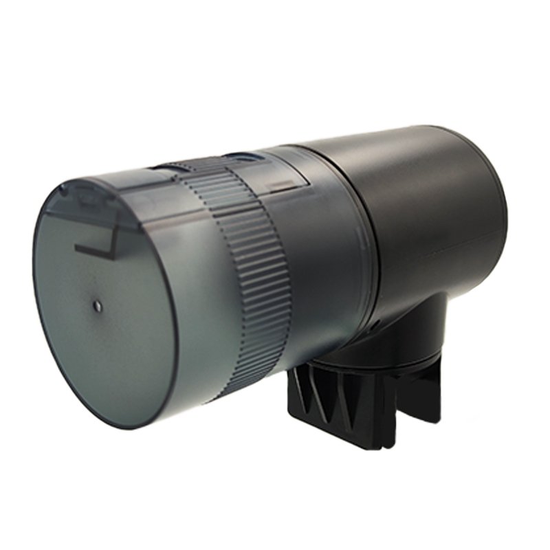 High Quality Black Dry Battery Time Setting Automatic Fish Feeder for Aquarium Fish Tank