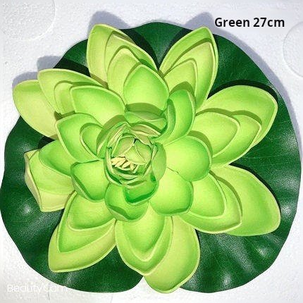 Outdoor fish pond landscape viewing fish pond Lotus decorative lights solar energy lotus lamp wishing lamp
