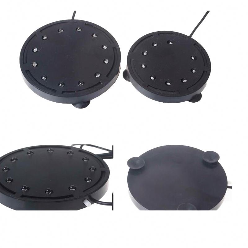 Waterproof Aquarium Lighting Submersible Led Bubble Air Light Colorful Aquarium Decoration Fish Tank Bubbler Lamp