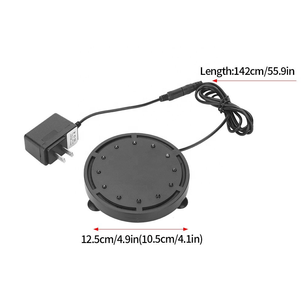Quanlong submersible color changing LED air pump bubble stone lamp led aquarium light fish tank wrgb light