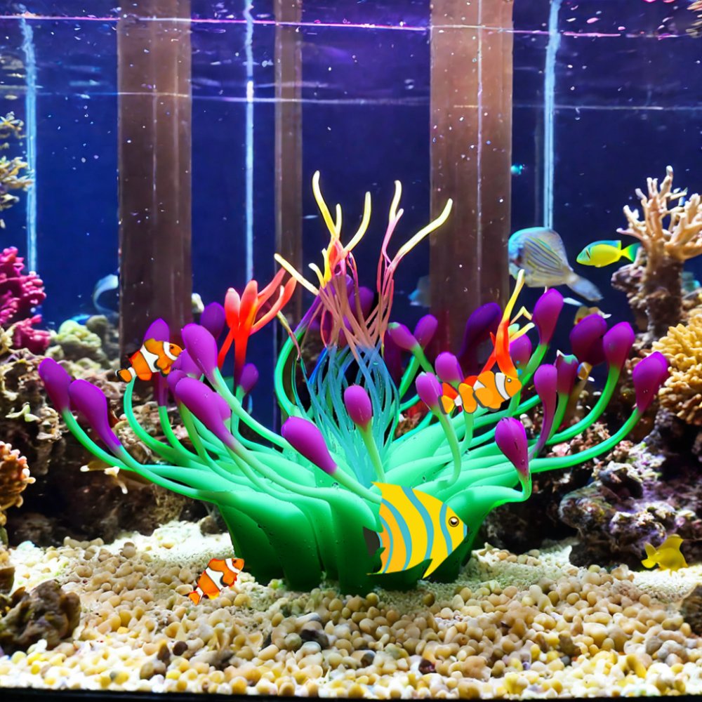 custom wholesales Simulation Of Aquatic Plants Plastic Plant Green Fish Tank Decorations Aquarium Decor Plastic Plants
