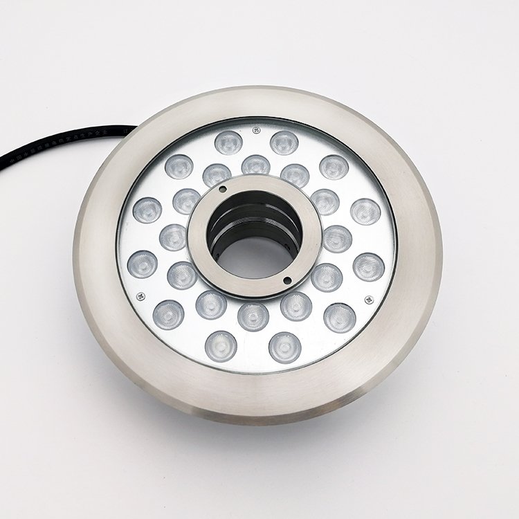 IP68 Waterproof 12v 24v Outdoor Small Pond Submersible Color changing Rgbw music Dmx Underwater Led Fountain Lights