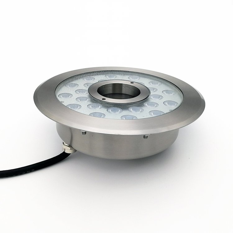 IP68 Waterproof 12v 24v Outdoor Small Pond Submersible Color changing Rgbw music Dmx Underwater Led Fountain Lights