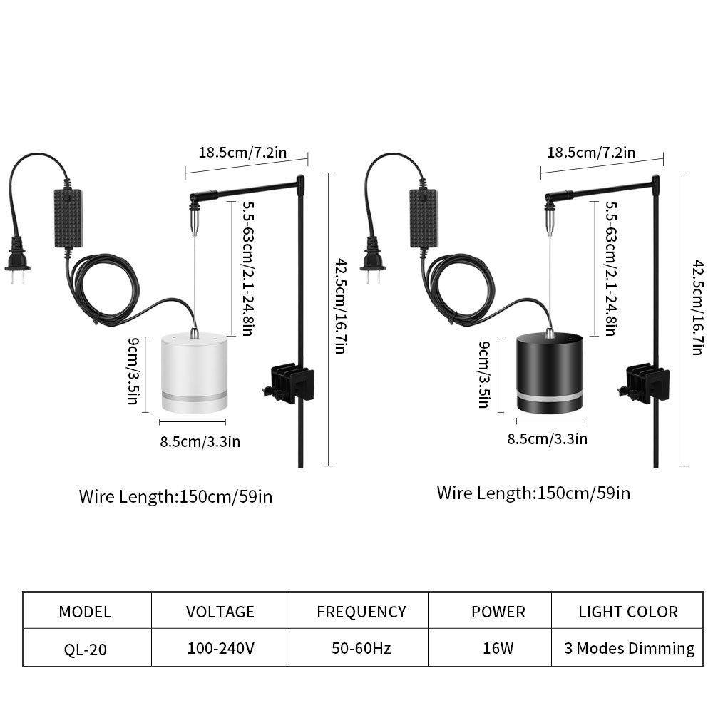 High Quality Fish Tank Light With Hanging Stand 3 Model Lighting Aquarium Lights For Aquatic Algae Coral Aqauriums Accessories