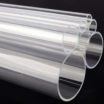 XITU Hot Selling Customized Size Large Diameter Acrylic Tube Acrylic Plastic Pipe With Lid PMMA Pipe Tube