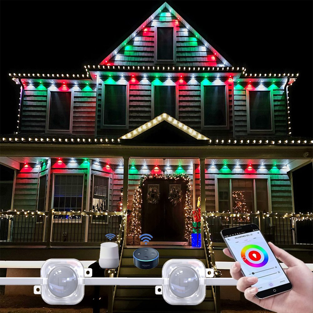 Point Lights 30mm Led Pixel Light Strands With 12 Volt App C Compatibility