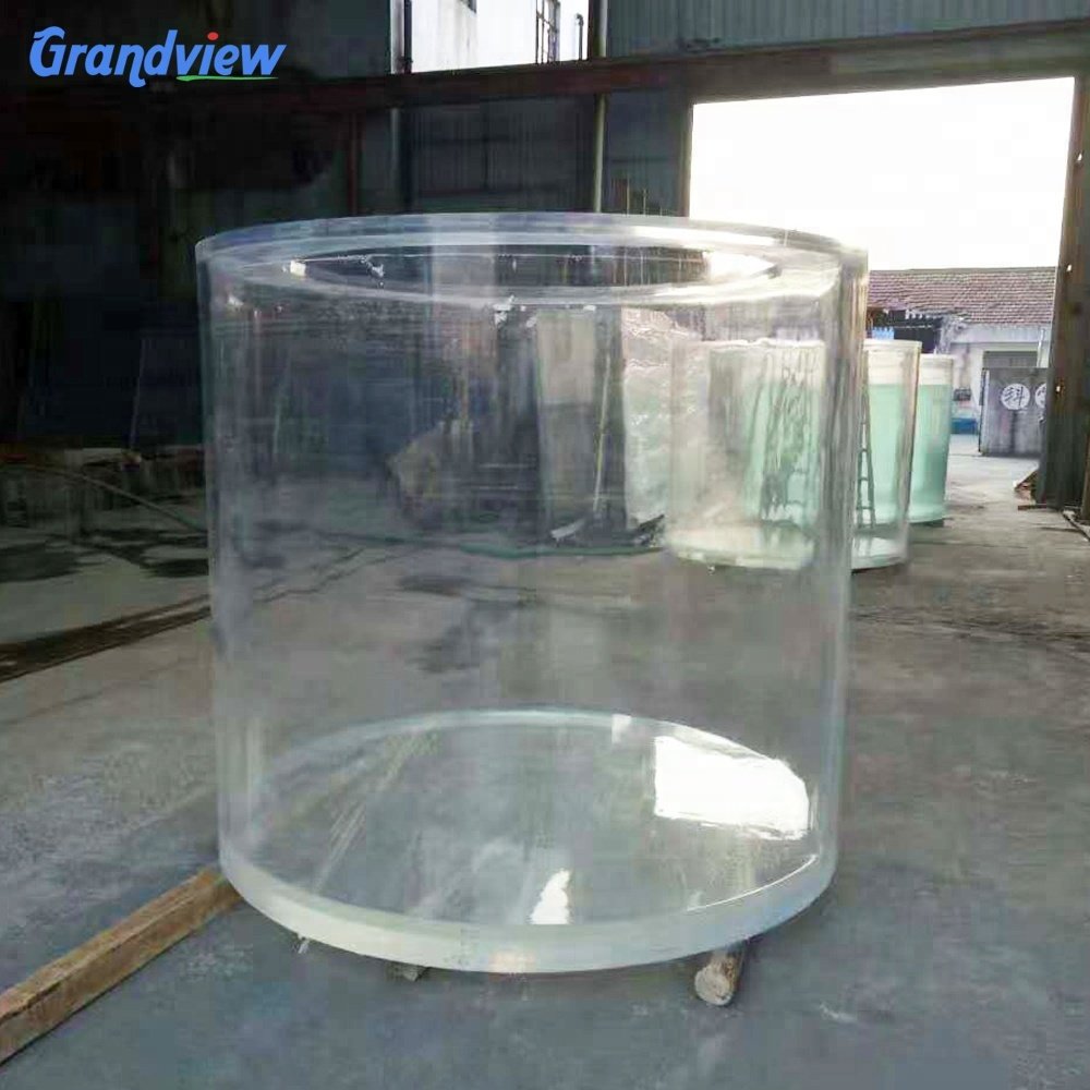 wall mounted large fish tank aquarium square acrylic 50mm plastic fish aquarium tank