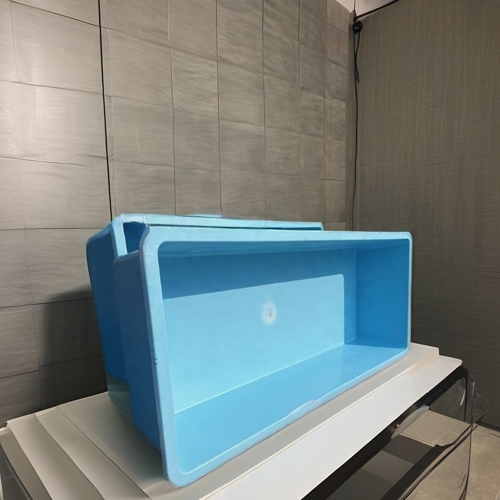 Large Indoor Breeding Koi Fish Tank with Glass Window Smooth Fiberglass Reinforced Plastic (FRP) Accessories for Aquarium Sale