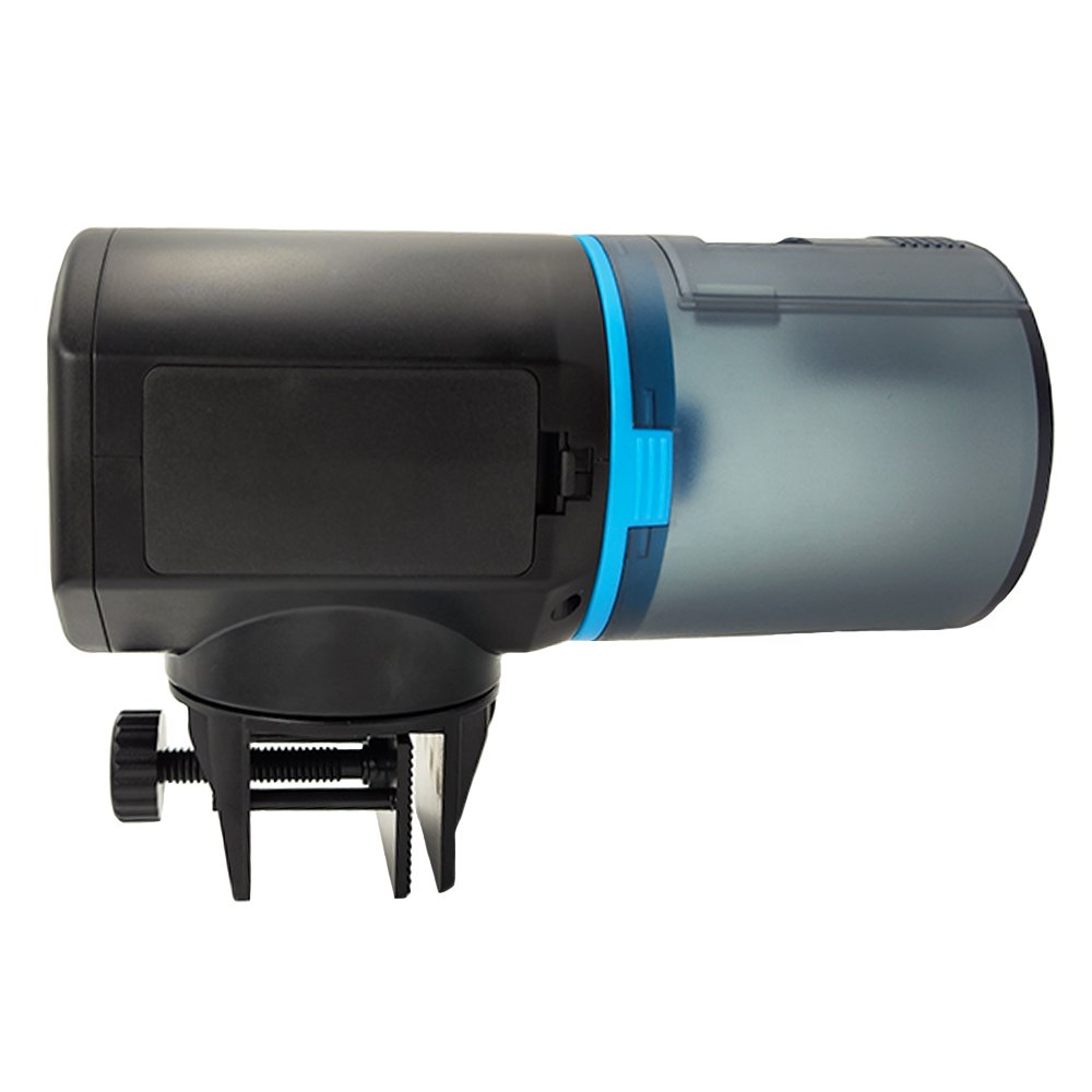 Blue Dry Battery Smart Timer Koi Carp Fish Feeder Automatic for Fish Tank Feeding