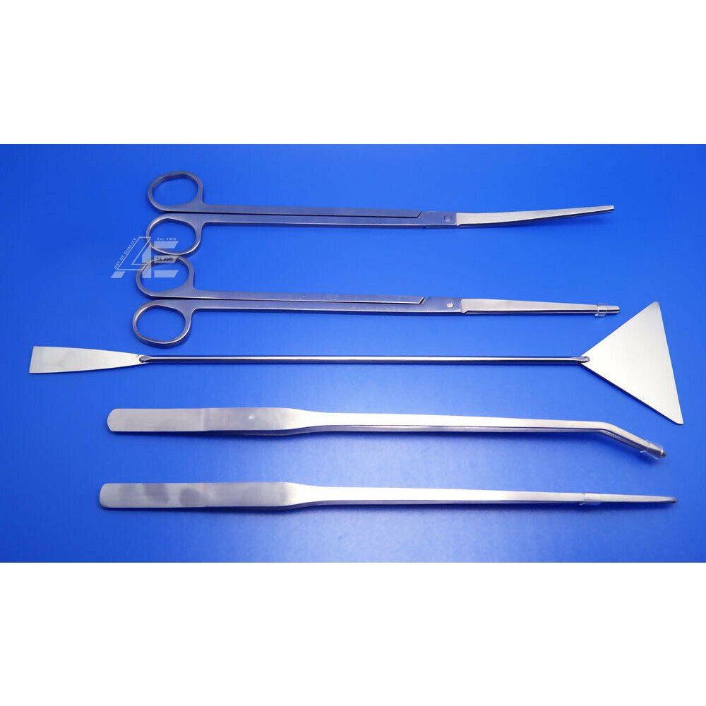 HOT SELLING Custom Wholesale 2024 Aquarium Maintenance for live Plants Grass Fish Tank 5 PCS Tool Kit Live Fish Pond