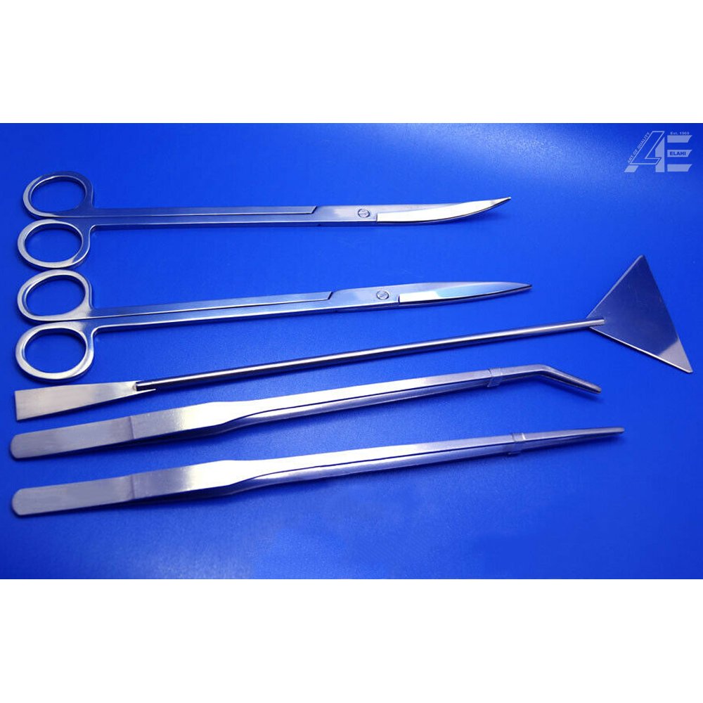HOT SELLING Custom Wholesale 2024 Aquarium Maintenance for live Plants Grass Fish Tank 5 PCS Tool Kit Live Fish Pond