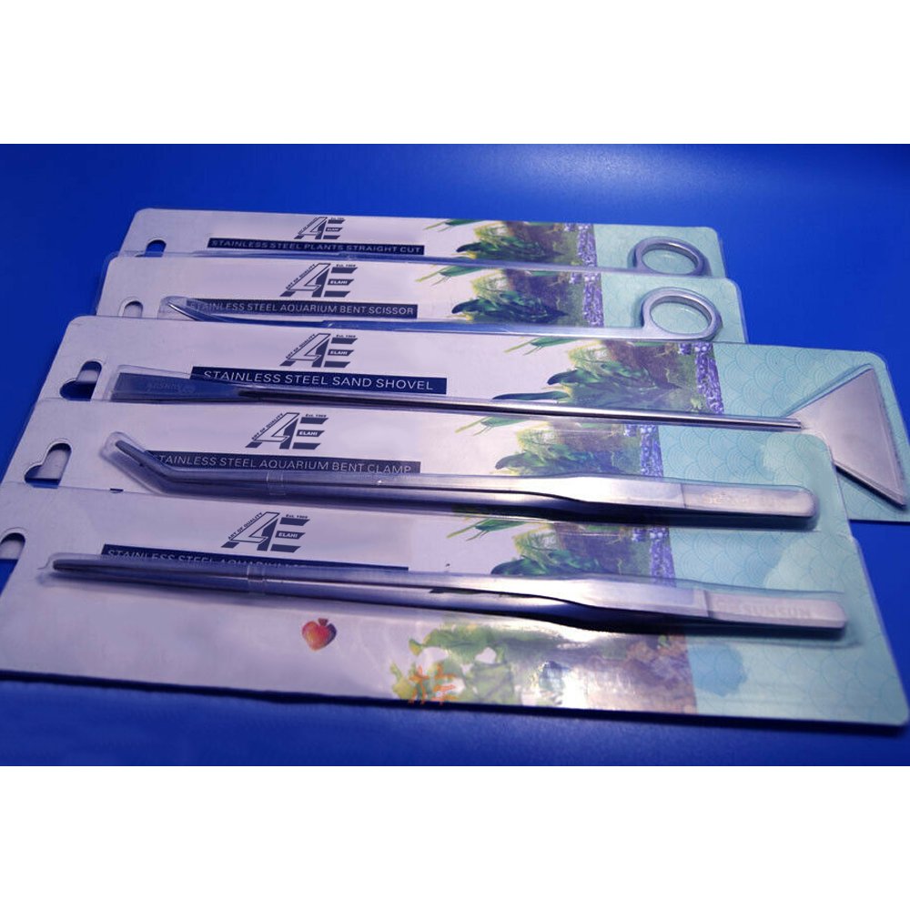 HOT SELLING Custom Wholesale 2024 Aquarium Maintenance for live Plants Grass Fish Tank 5 PCS Tool Kit Live Fish Pond