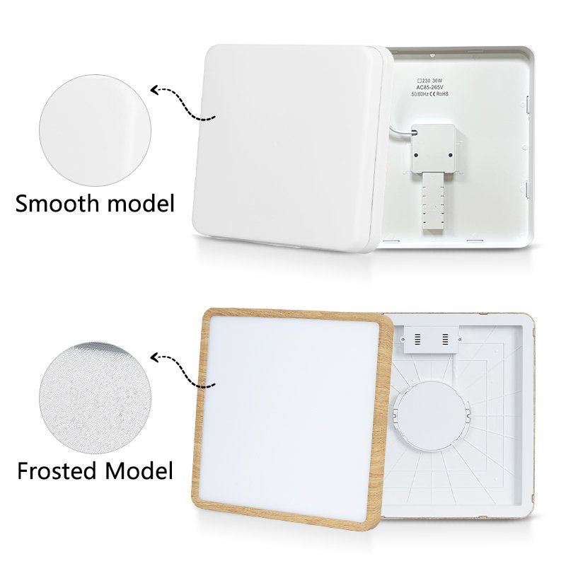 Modern Nordic Smart LED Ceiling Light with Wooden Bead Design White Shade PC Body Remote TUYA App Control for Residential Use