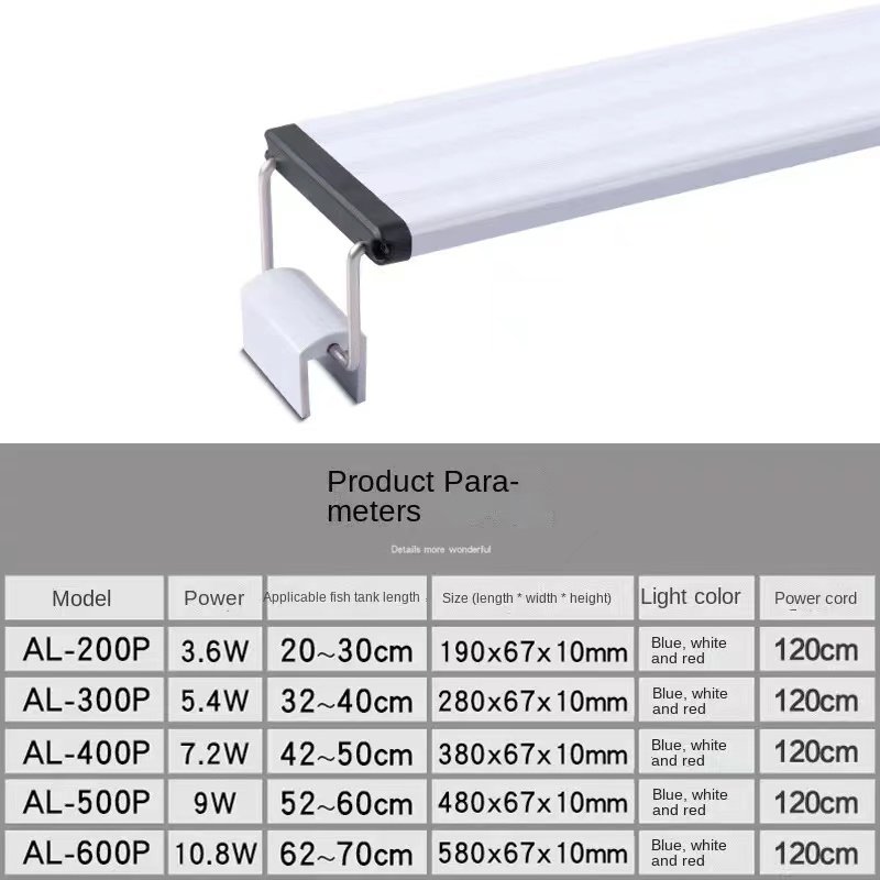 SOBO Aquarium Light LED Aquarium Lights for Fish Tank or Plants Tank Full Spectrum Aquarium Multicolor Lighting AL-200P Series