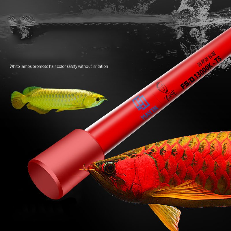 Mayin Brand Arowana Hair Color Lamp 13000K Fish Tank Dragon Fish Brightening LED Aquarium Light